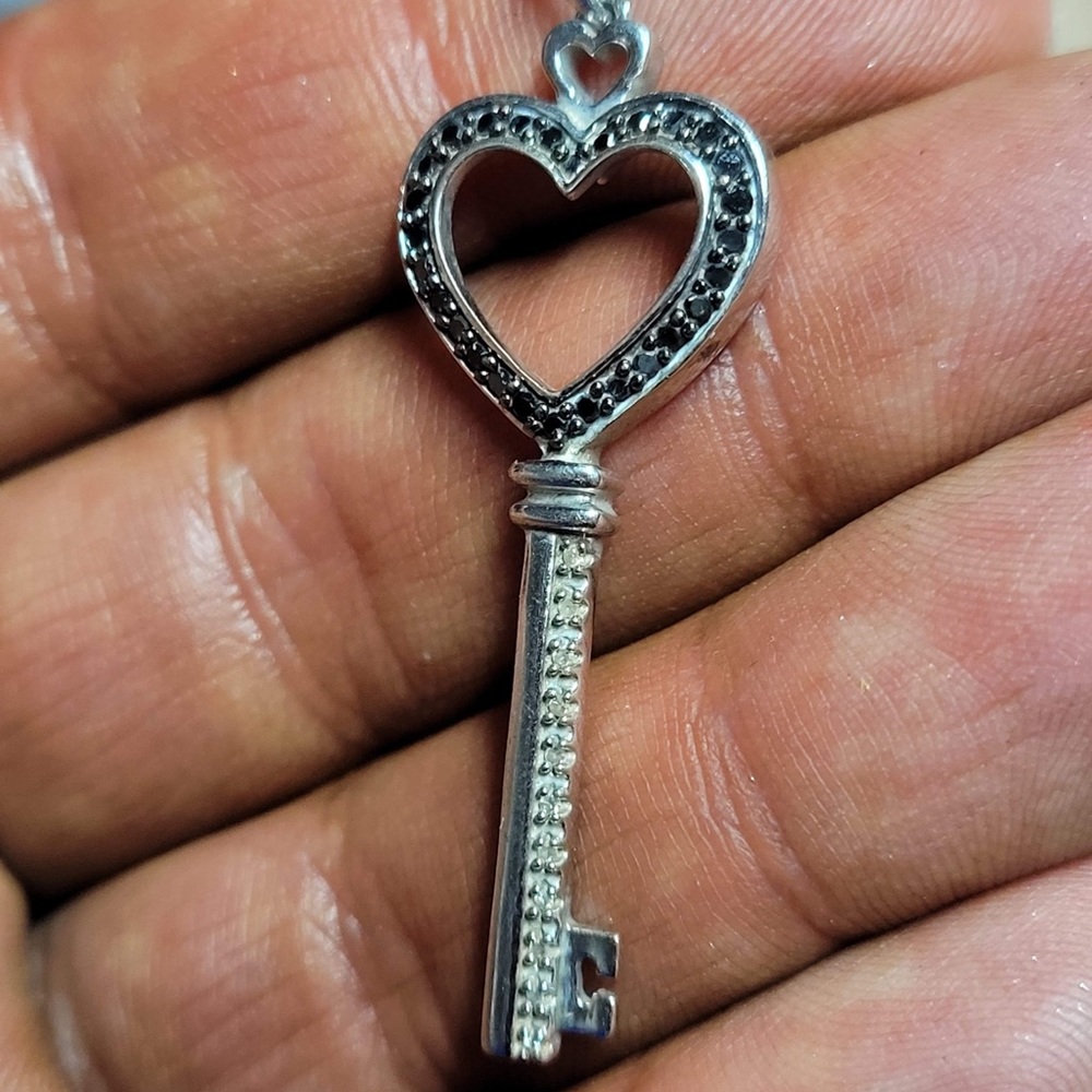 Heart and key Necklace